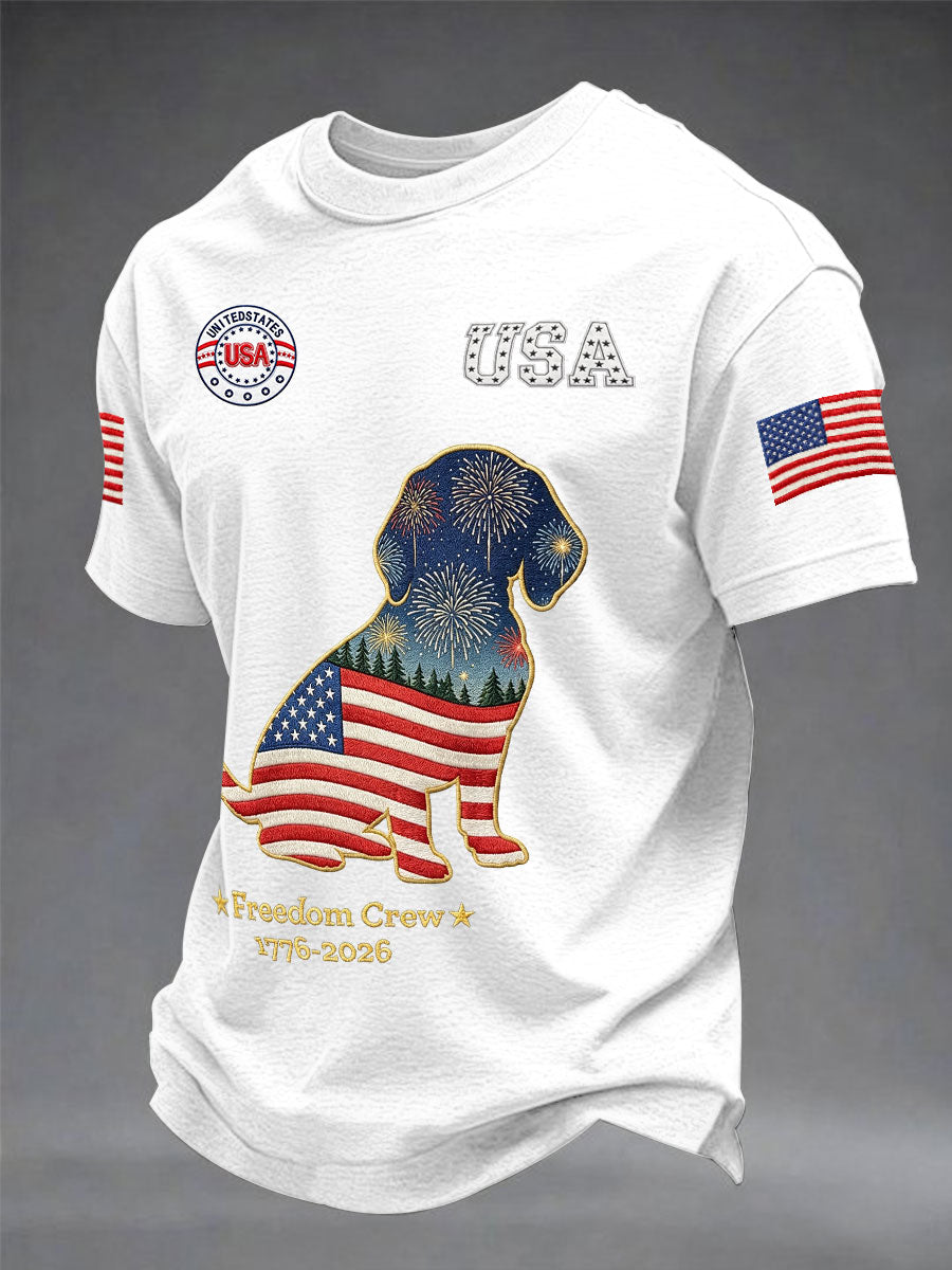 Men's Beagle USA 1776-2026 short sleeves t-shirt