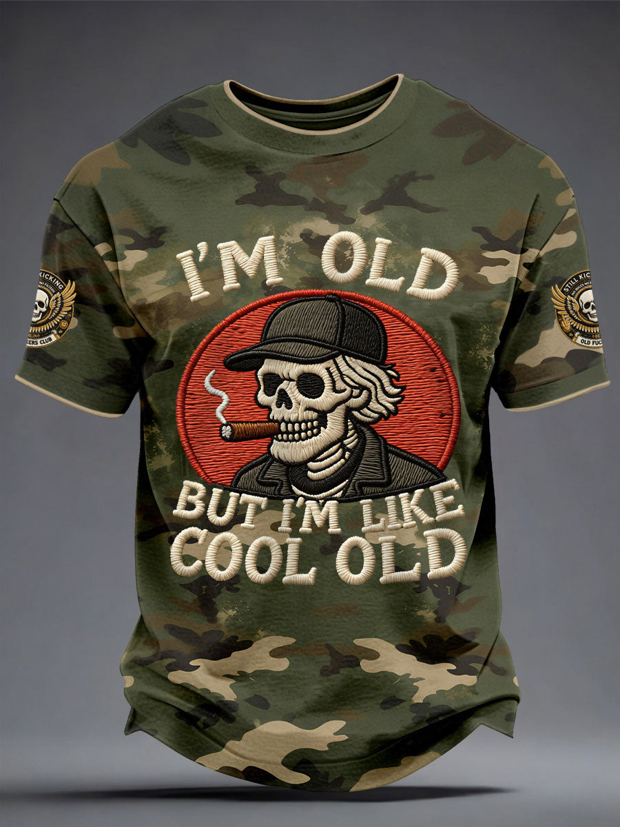 Men's Old Fuckers Club Camouflage T-Shirts
