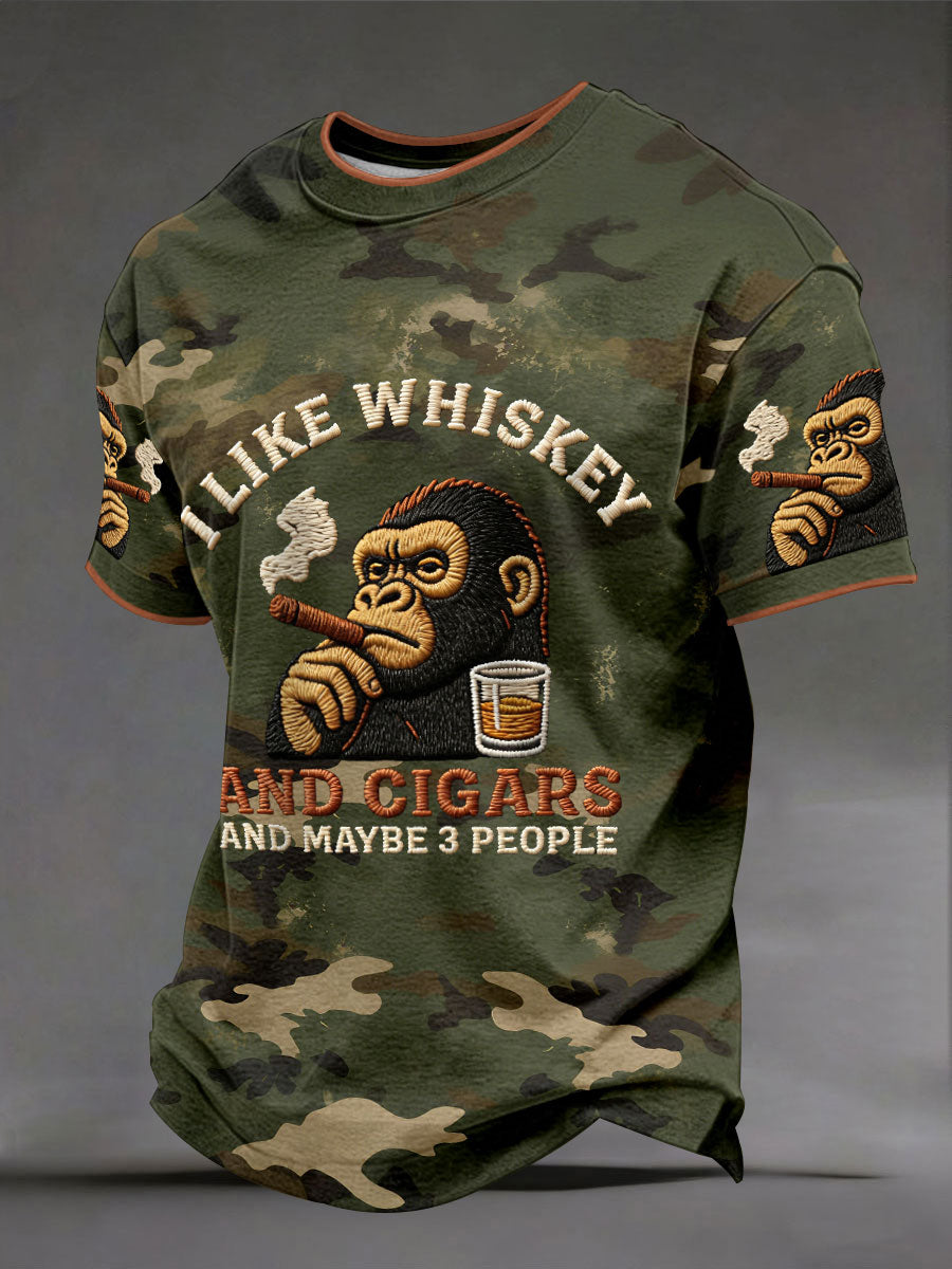 Men's 'I like whiskey and cigars' T-shirt s
