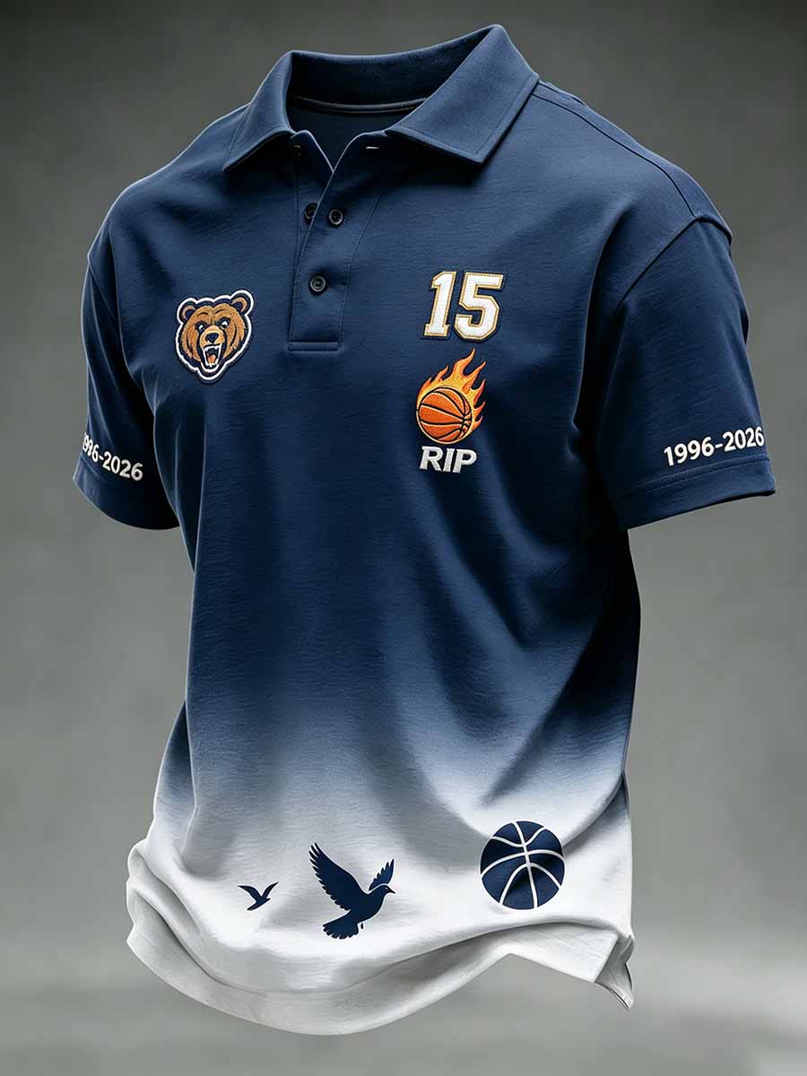 Men's Commemorative Brandon Clarke Printed Polo Shirt