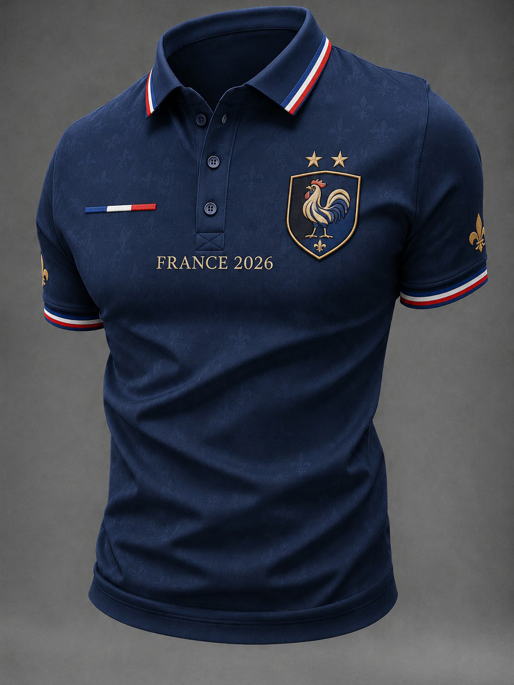 Chemise pour hommes imprimée France Football