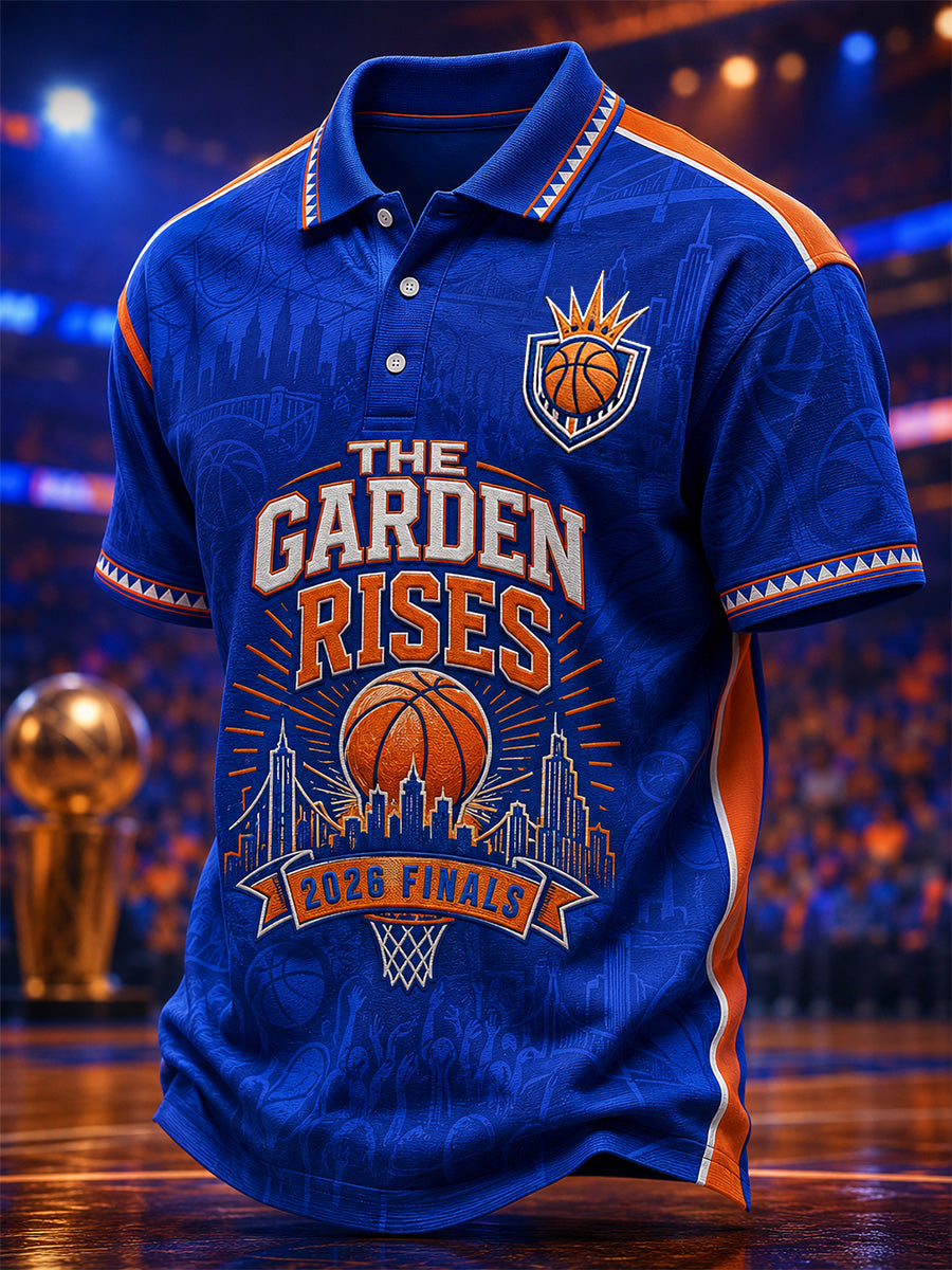 Men's Gift For Basketball Fans Print Casual Polo