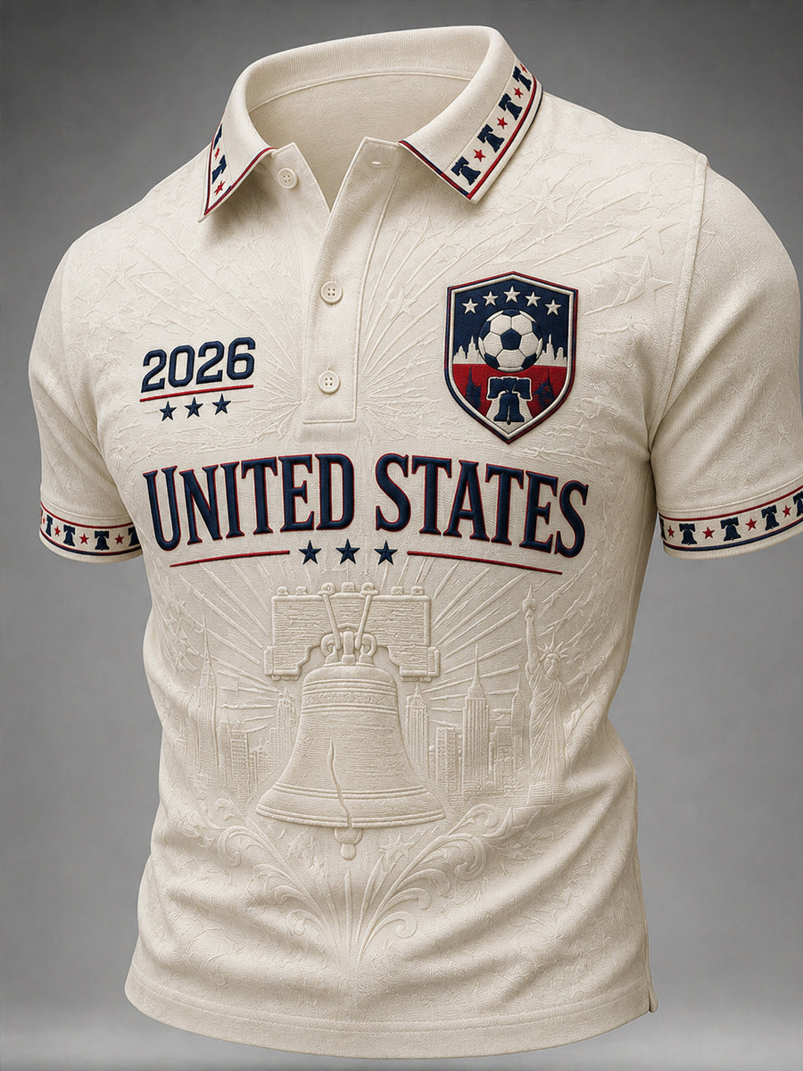 Men's Gift For Soccer Fans Print Casual Short Sleeve T-shirt