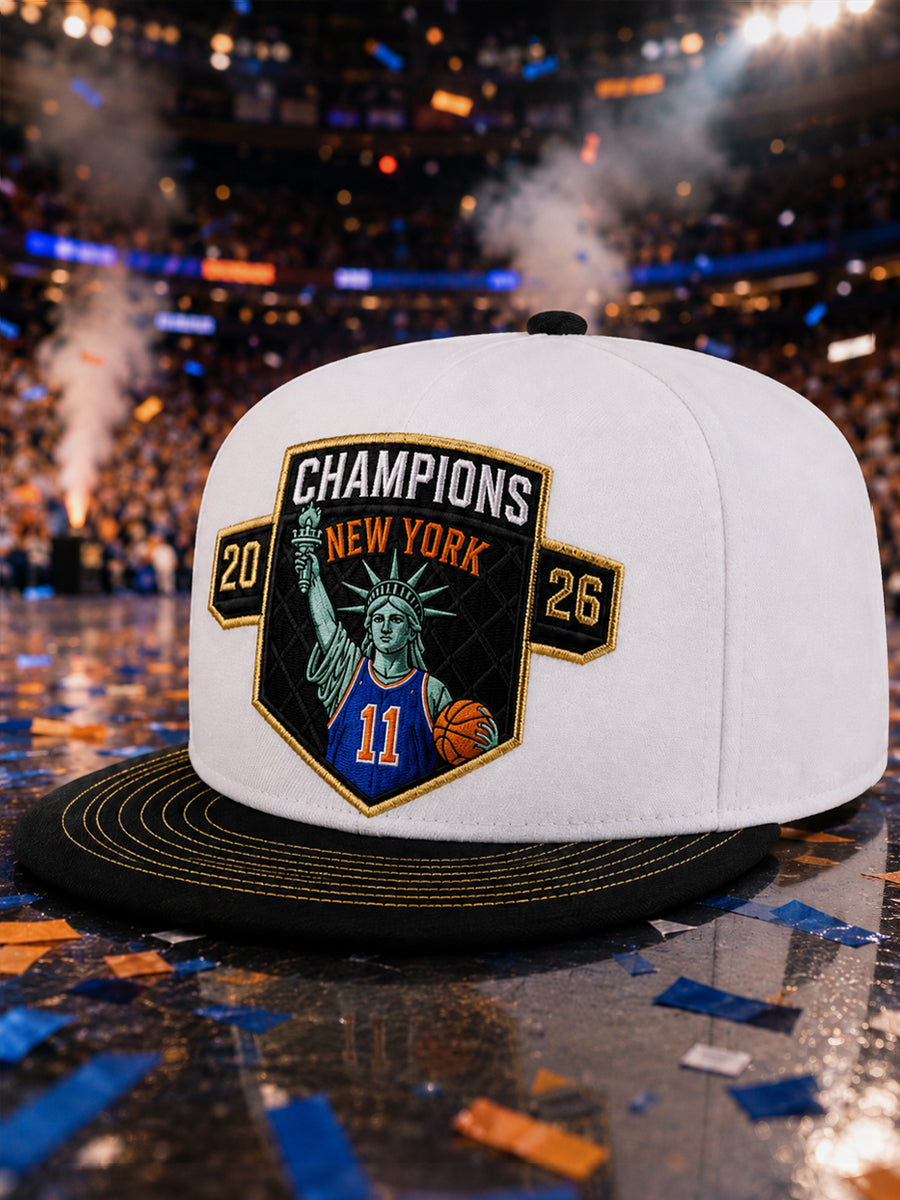 Unisex New York Basketball Champions Celebration Print Hat