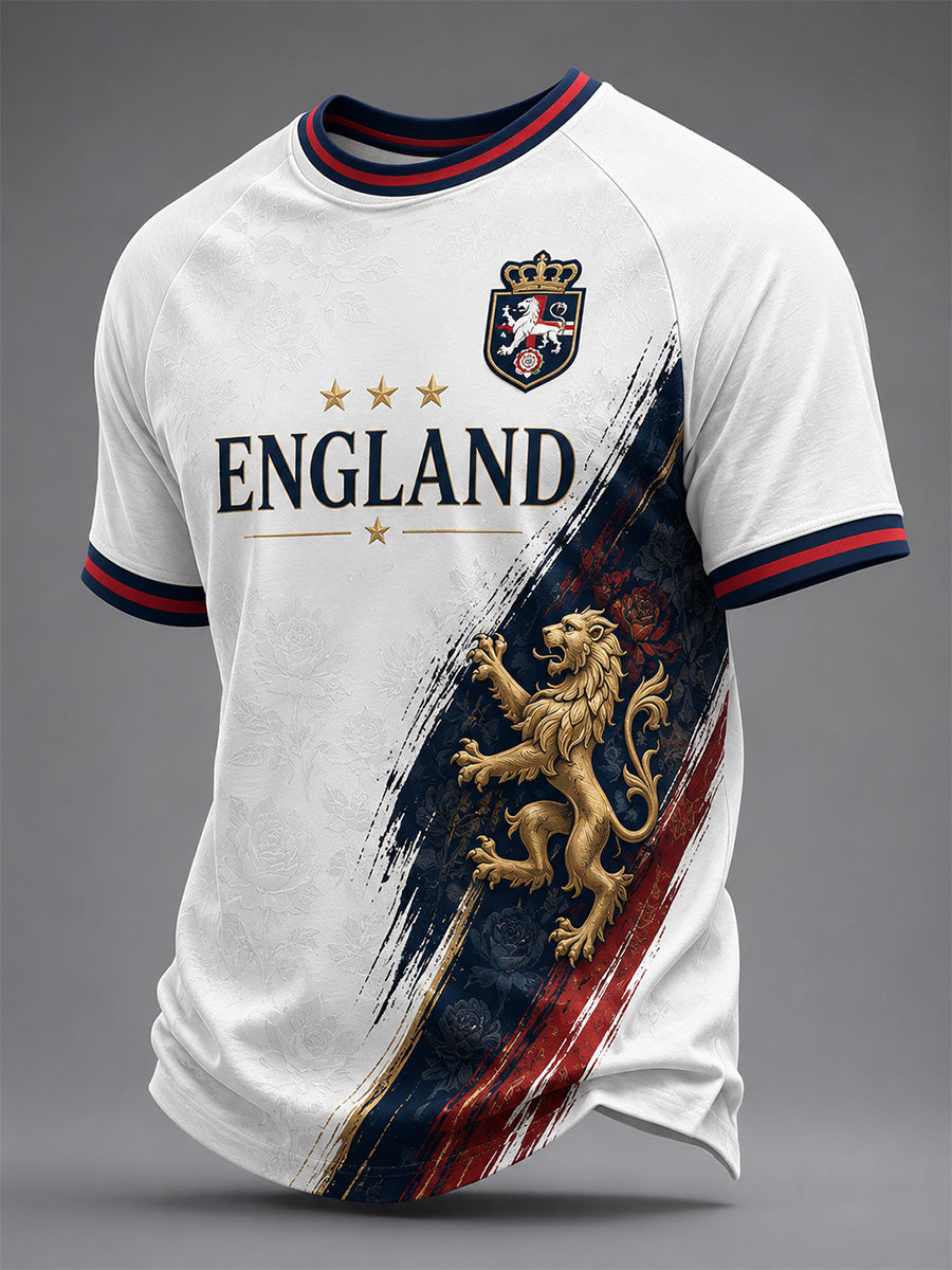 Men's Gift For Football Fans Print Casual Tee