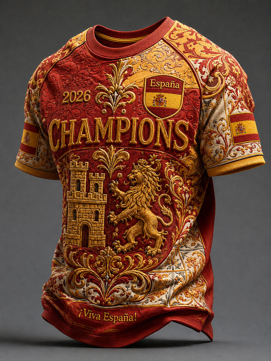 Camisetas de campeones de España para hombre