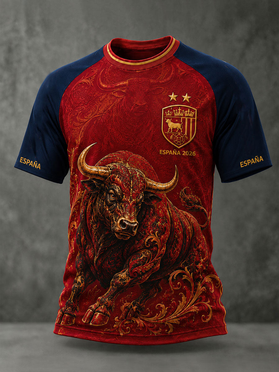 Camiseta de manga corta ESPAÑA 2026 para hombre