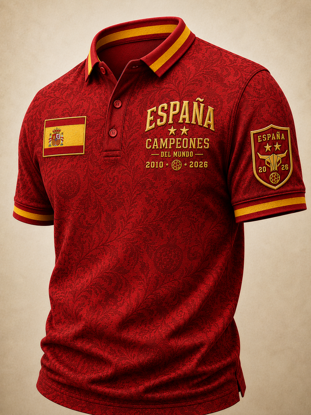 Camiseta de fútbol español para hombre