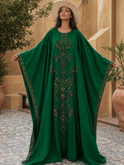 Women's Saudi Arabia's 96th National Day Long Sleeve Maxi Dress