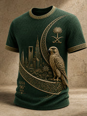 Men's Saudi Arabia National Day Cultural Element Art Print T-Shirt
