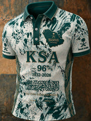 Men's Saudi Arabia's 96th National Day polo shirt