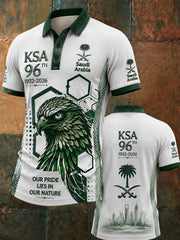 Men's Saudi Arabia's 96th National Day polo shirt