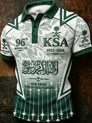 Men's Saudi Arabia's 96th National Day polo shirt