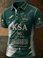 Men's Saudi Arabia's 96th National Day polo shirt