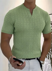 Men's Business V-neck T-shirt