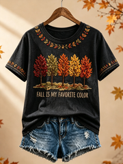 Women's Fall Is My Favorite Color short-sleeved T-shirt