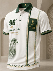 Men's Saudi Arabia National Day Commemorative Art Print Polo