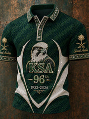 Men's Saudi Arabia's 96th National Day polo shirt