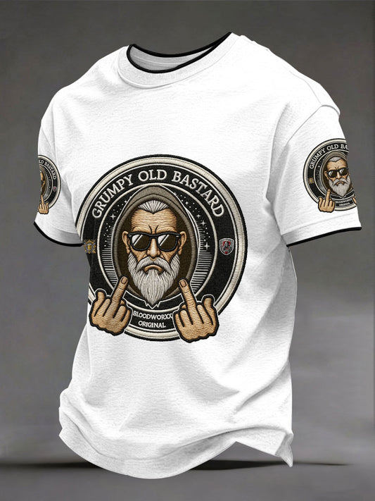 Men's 'grumpy old bastard' T-shirts