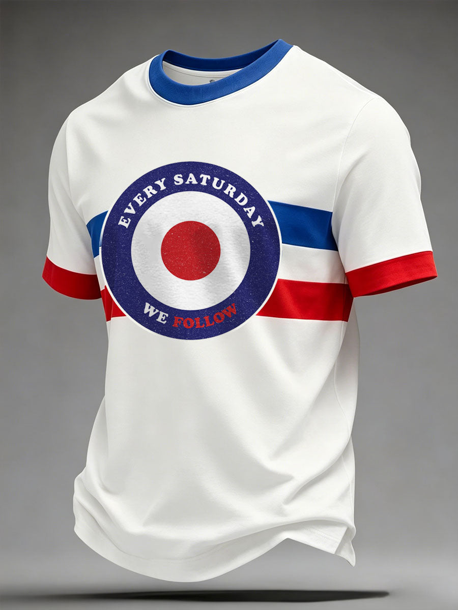 Men's Scotland Football Lover Printed T-Shirt