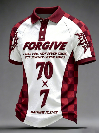 Men's Forgive 70x7 Christian Jersey