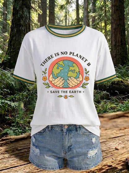 Women's There Is No Planet B Printed T-shirt