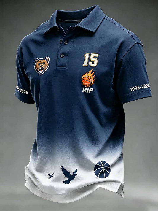 Men's Commemorative Brandon Clarke Printed Polo Shirt
