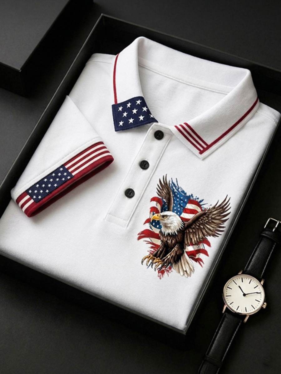 Men's 250Th Anniversary National Faith Print Shirt