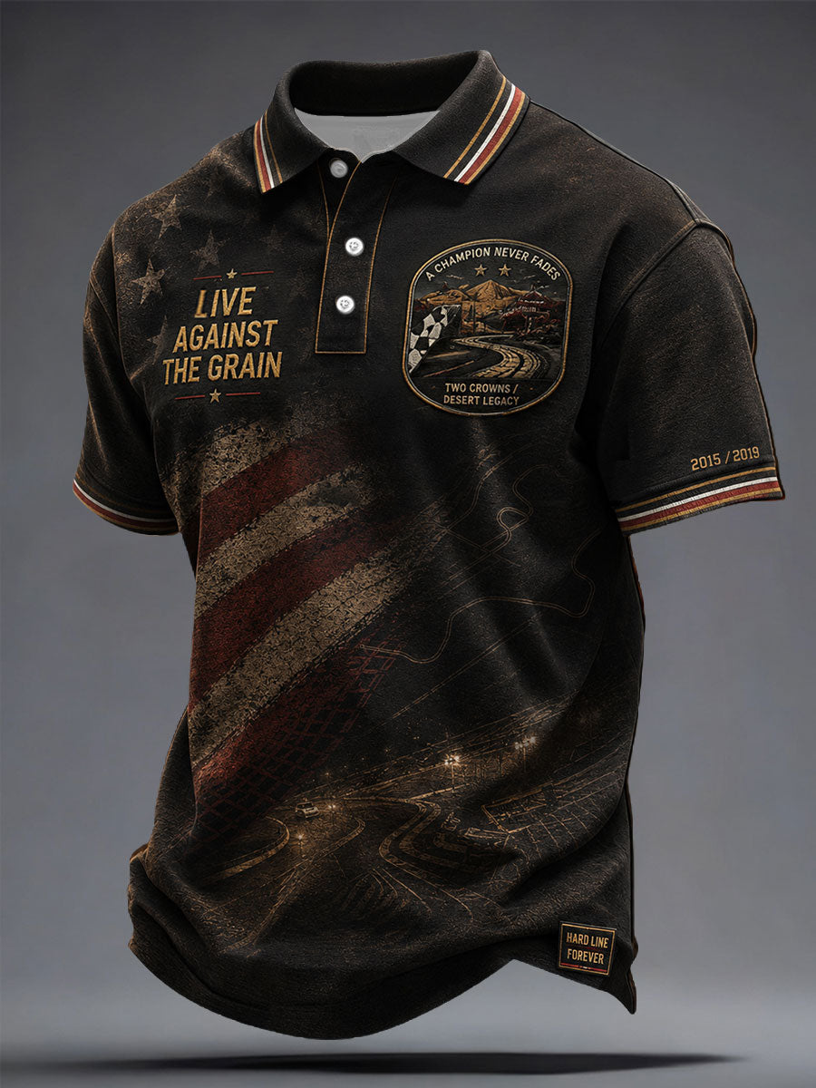 Men's Rip Legend Drive Against The Grain Printed Casual Tops