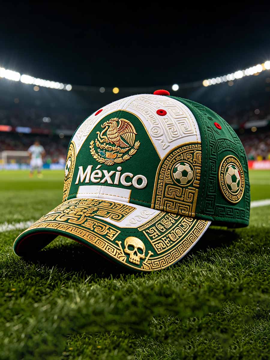 Gorra estampada de la Liga Mexicana de Fútbol