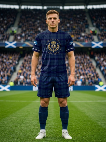 Unisex UK Scotland Football Lover 2026 Printed T-shirt