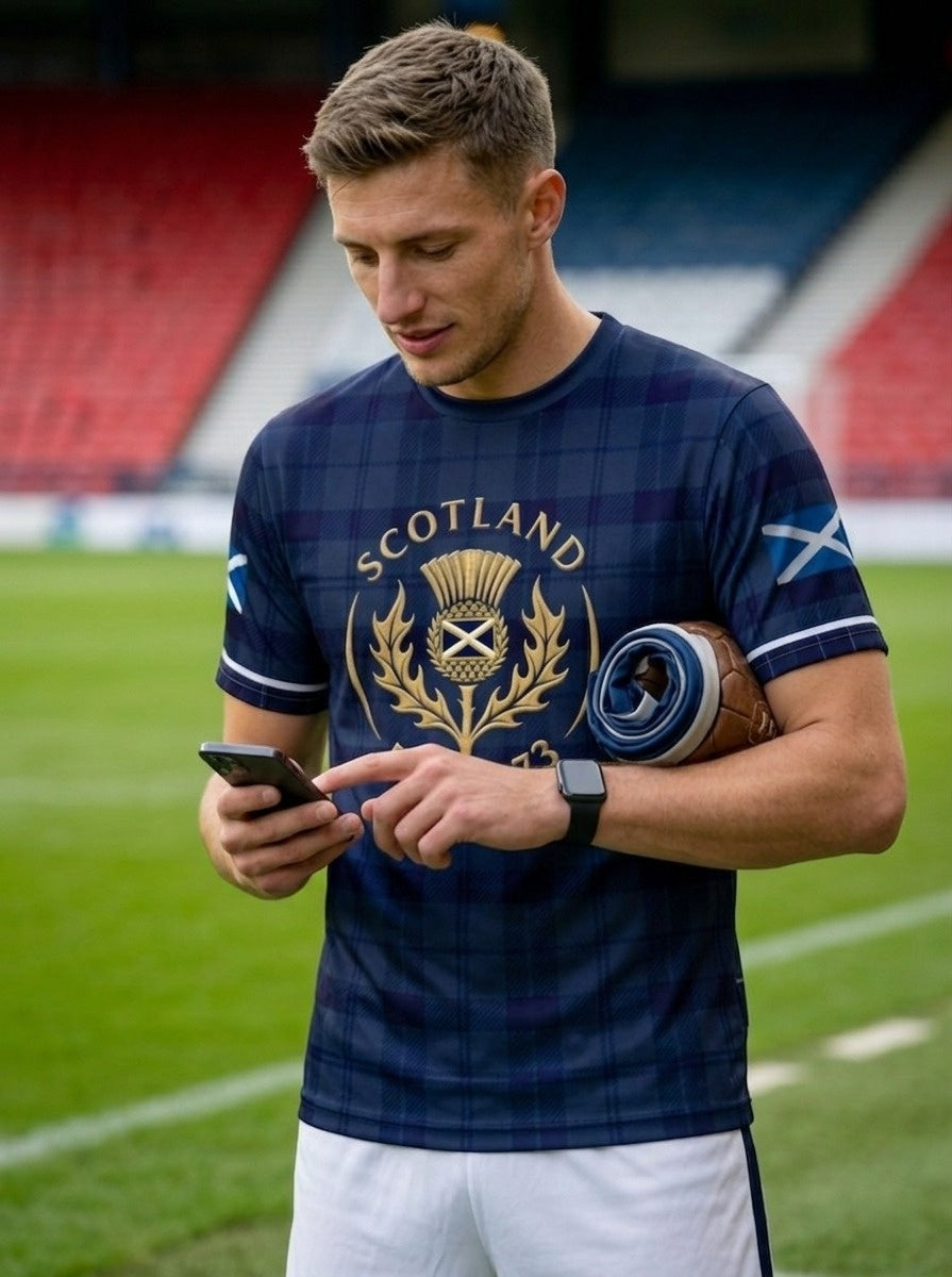 Unisex UK Scotland Football Lover 2026 Printed T-shirt