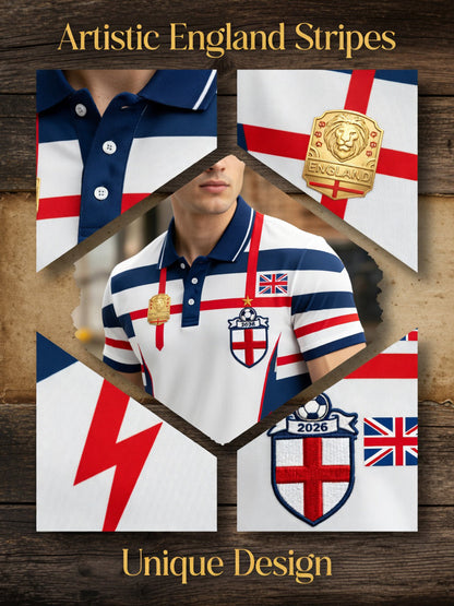 Retro British Football Fan-Style Casual Jersey