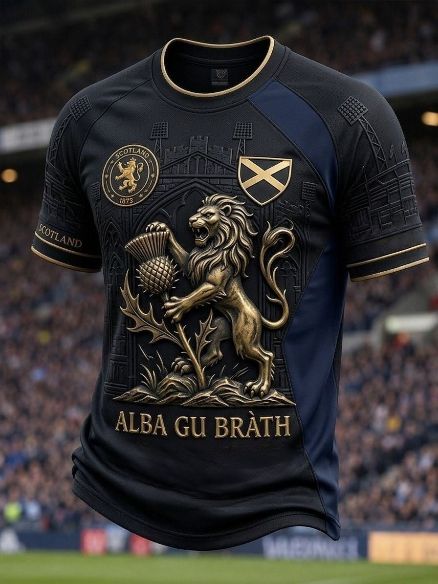 Men's Scotland Footabll Short Sleeve T-Shirt