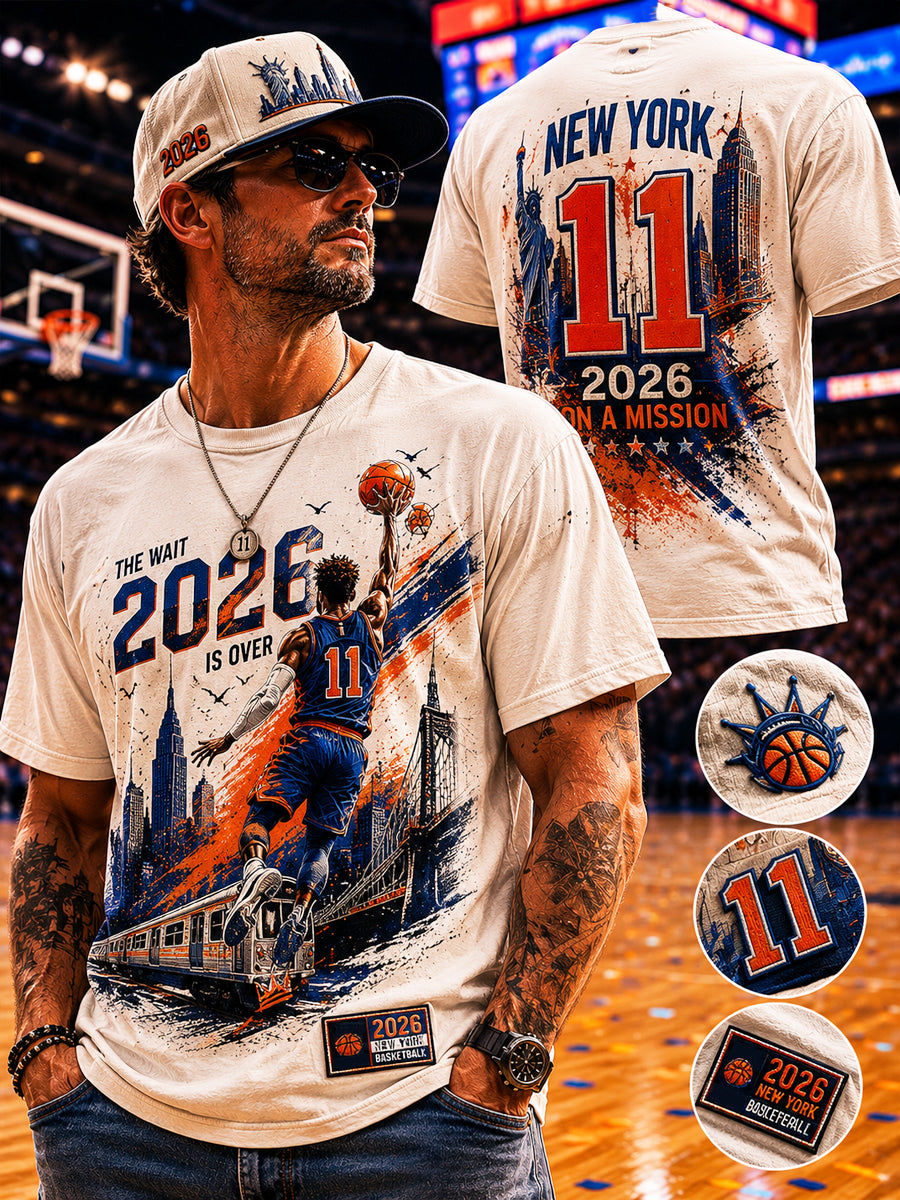 Men's Retro Basketball Classic Casual T-Shirt