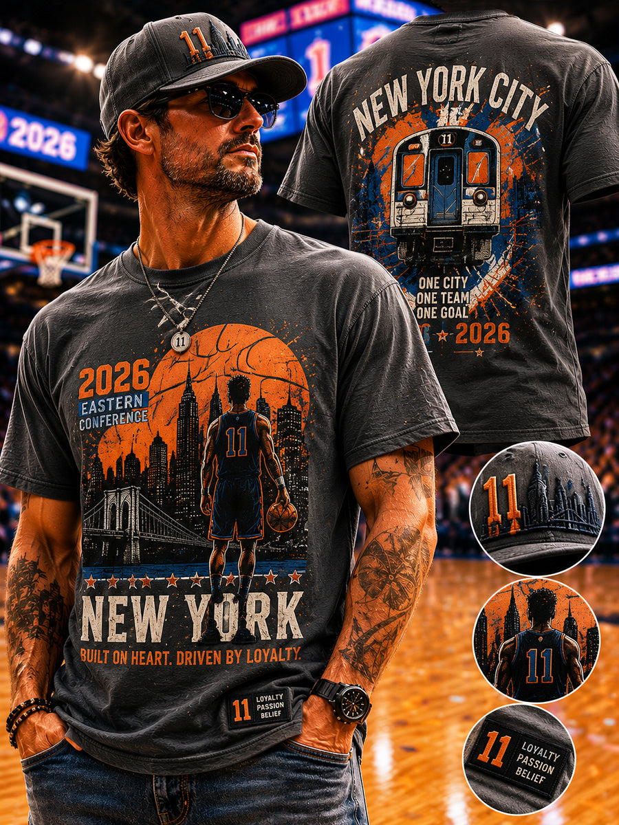Men's Classic Retro Basketball T-Shirt