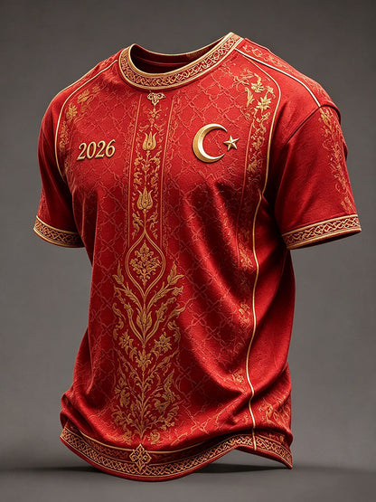 Erkekler için Türkiye 2026 Futbol Tişörtleri