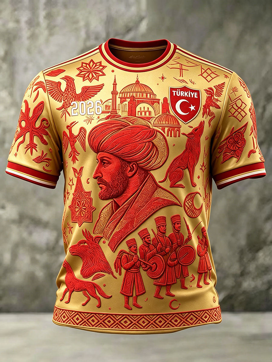 Erkekler için Türk Futbolu Tişörtleri