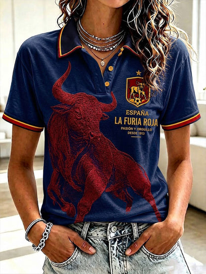 Camiseta de fútbol ESPAÑA para mujer