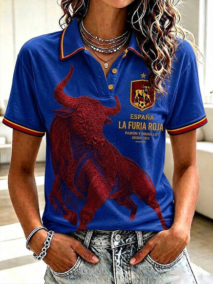Camiseta de fútbol ESPAÑA para mujer