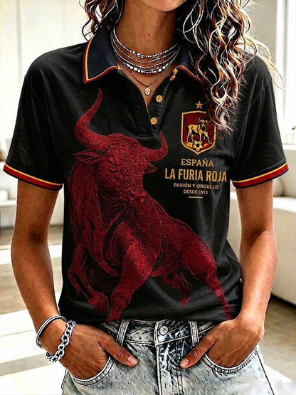Camiseta de fútbol ESPAÑA para mujer