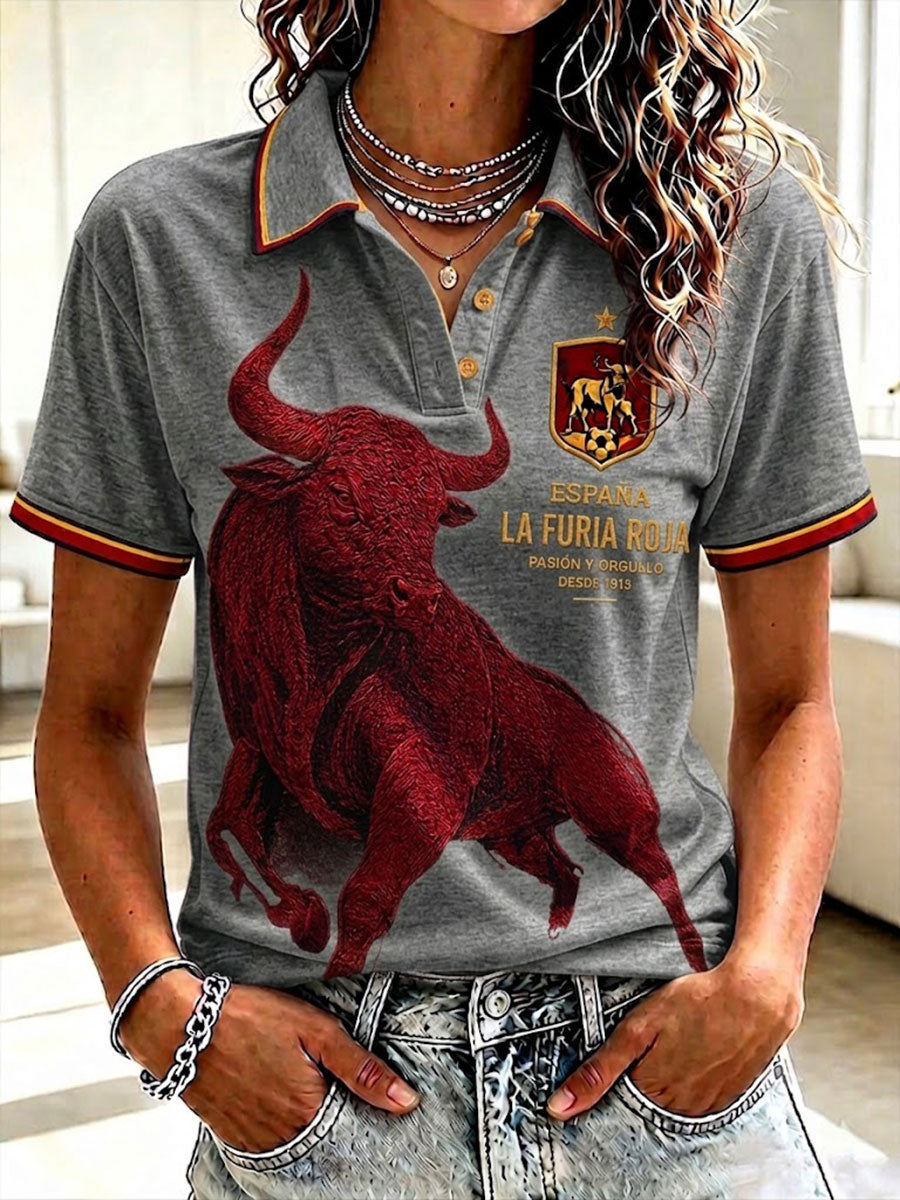 Camiseta de fútbol ESPAÑA para mujer