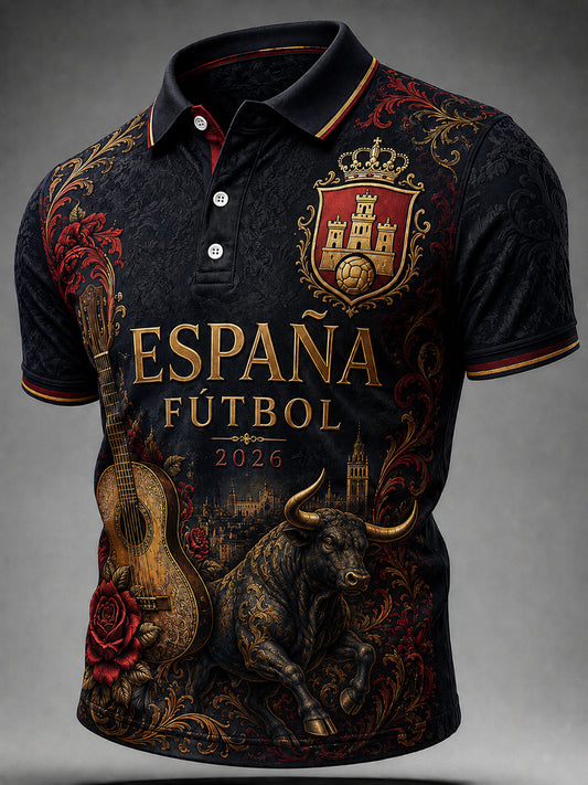 Camiseta de aficionado de fútbol de España 2026 para hombre