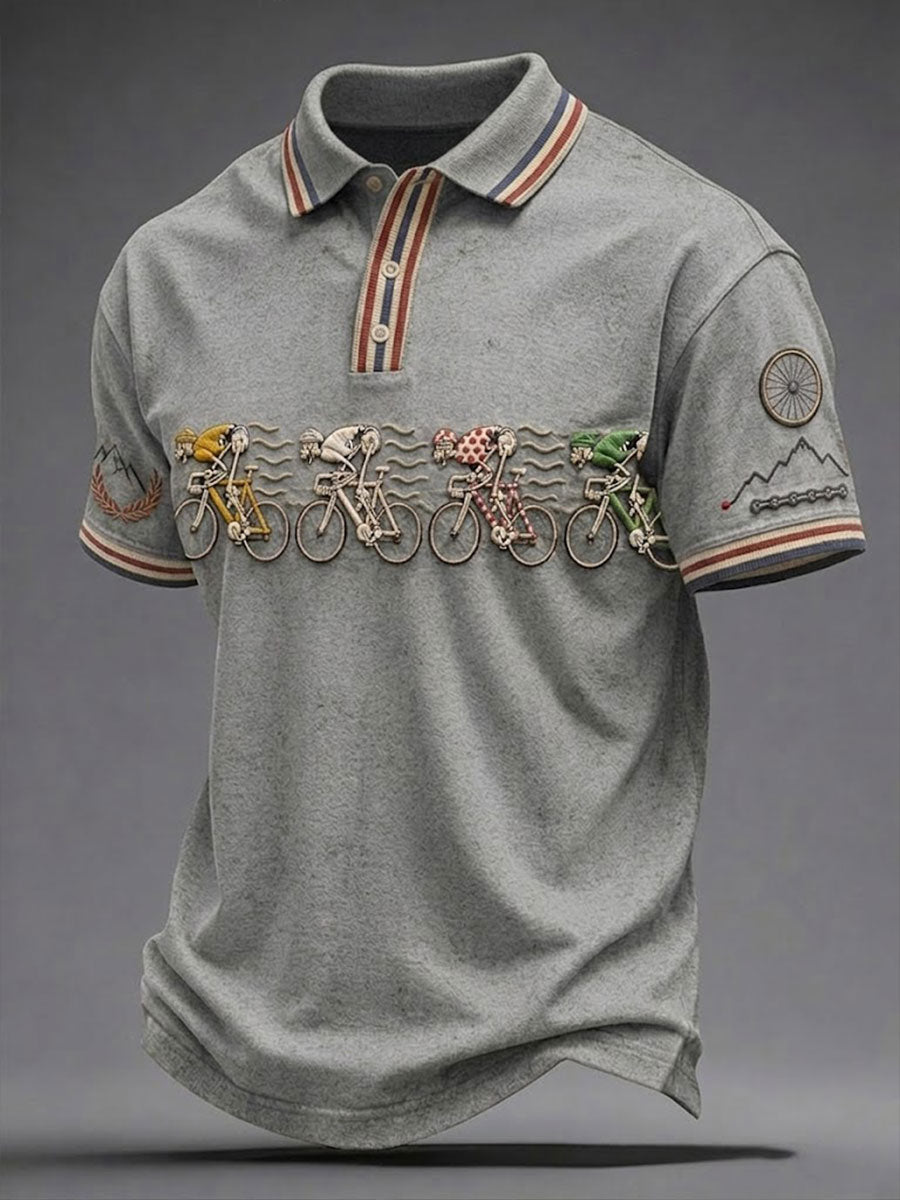 Maillot de cyclisme pour homme, modèle skeleton