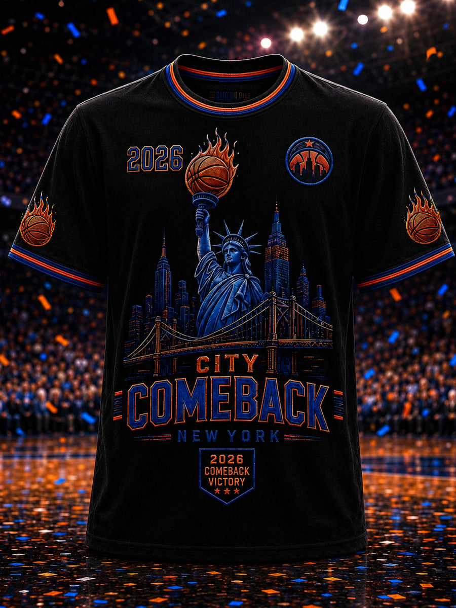 Men's Classic Basketball Fan Graphic Short Sleeve T-shirt