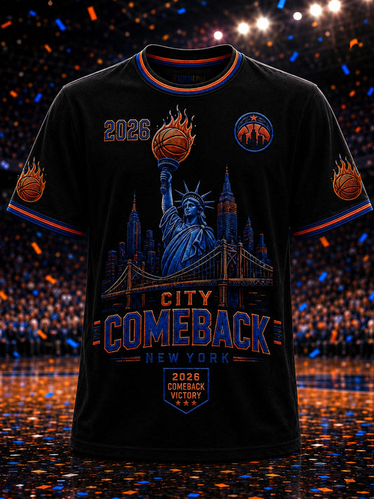 Men's Classic Basketball Fan Graphic Short Sleeve T-shirt