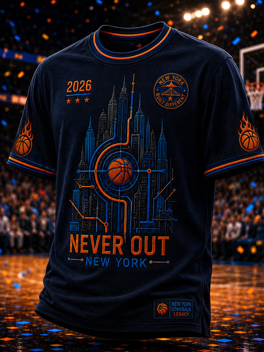 Men's Classic Basketball Fan Graphic Short Sleeve T-shirt
