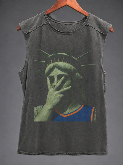 Men's Basketball Fan Graphic Racket Vest Top
