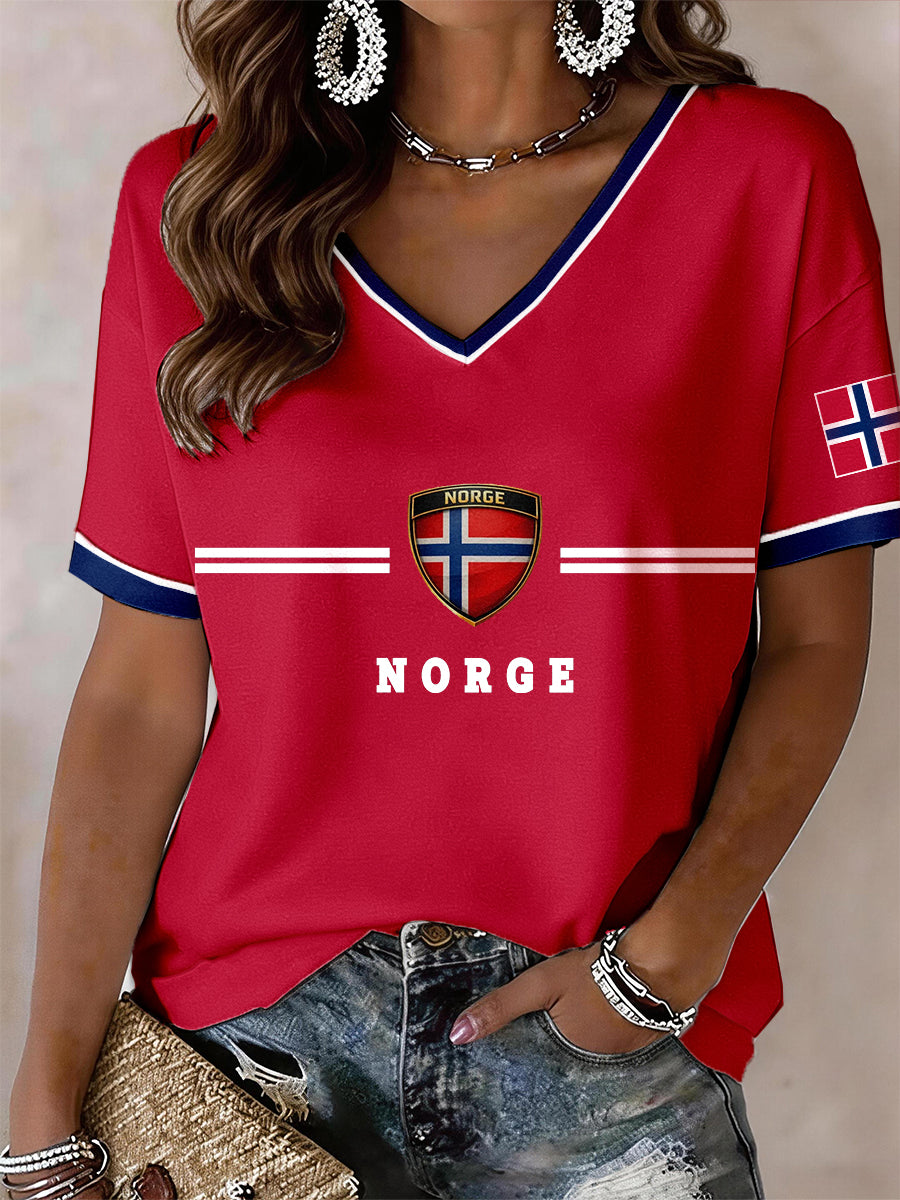 Women's Norway V-Neck T-Shirt