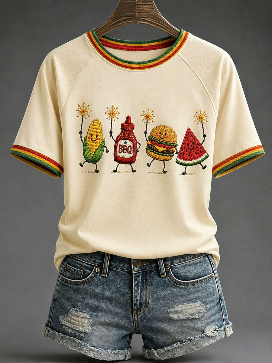 Women's Patriotic Foods T-Shirts